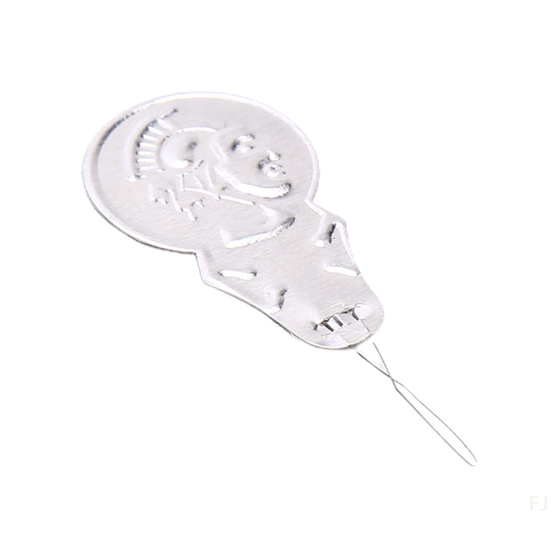 [YU]Silver Bow Wire Needle Thr - Needle Threader Tool ulasan dan harga