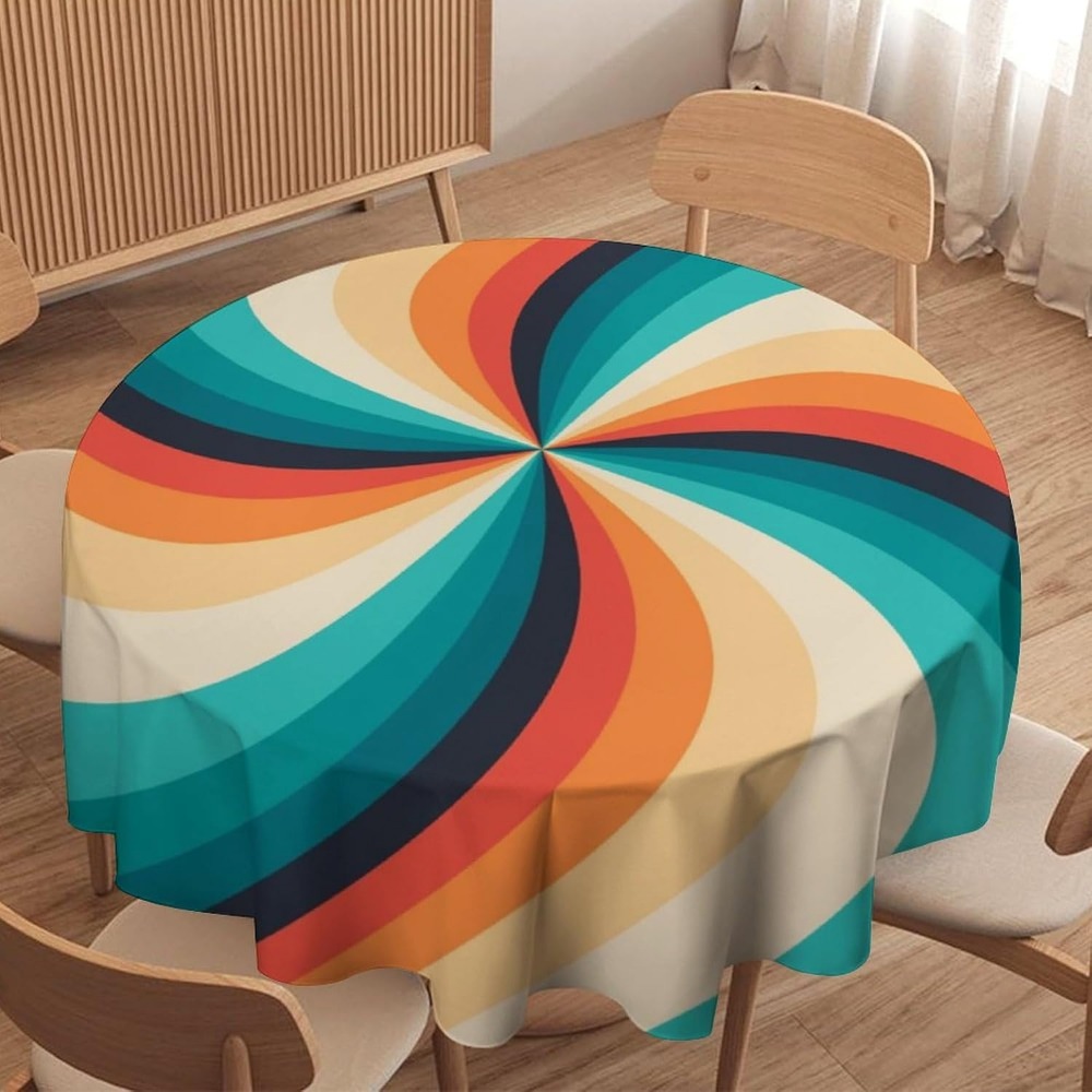 Vintage Groovy Swirl Round Tab - Century Textile & Sewing Supply Online Shopping ulasan dan harga