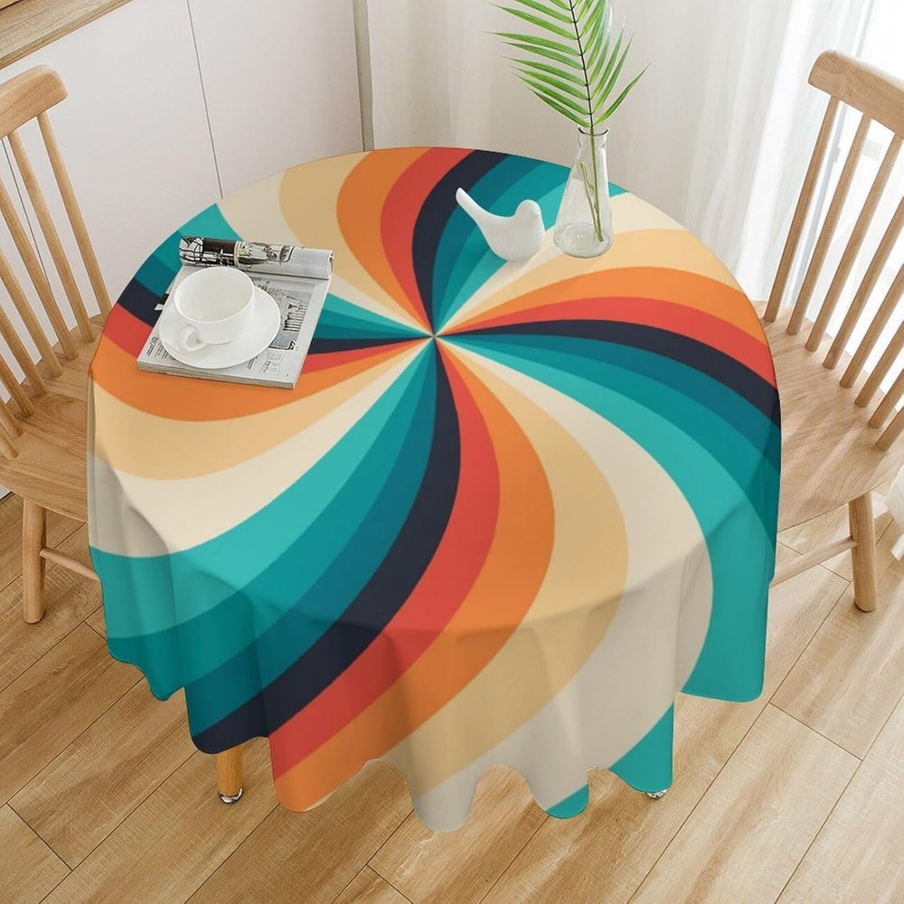 Vintage Groovy Swirl Round Tab - Century Textile & Sewing Supply Online Shopping ulasan dan harga