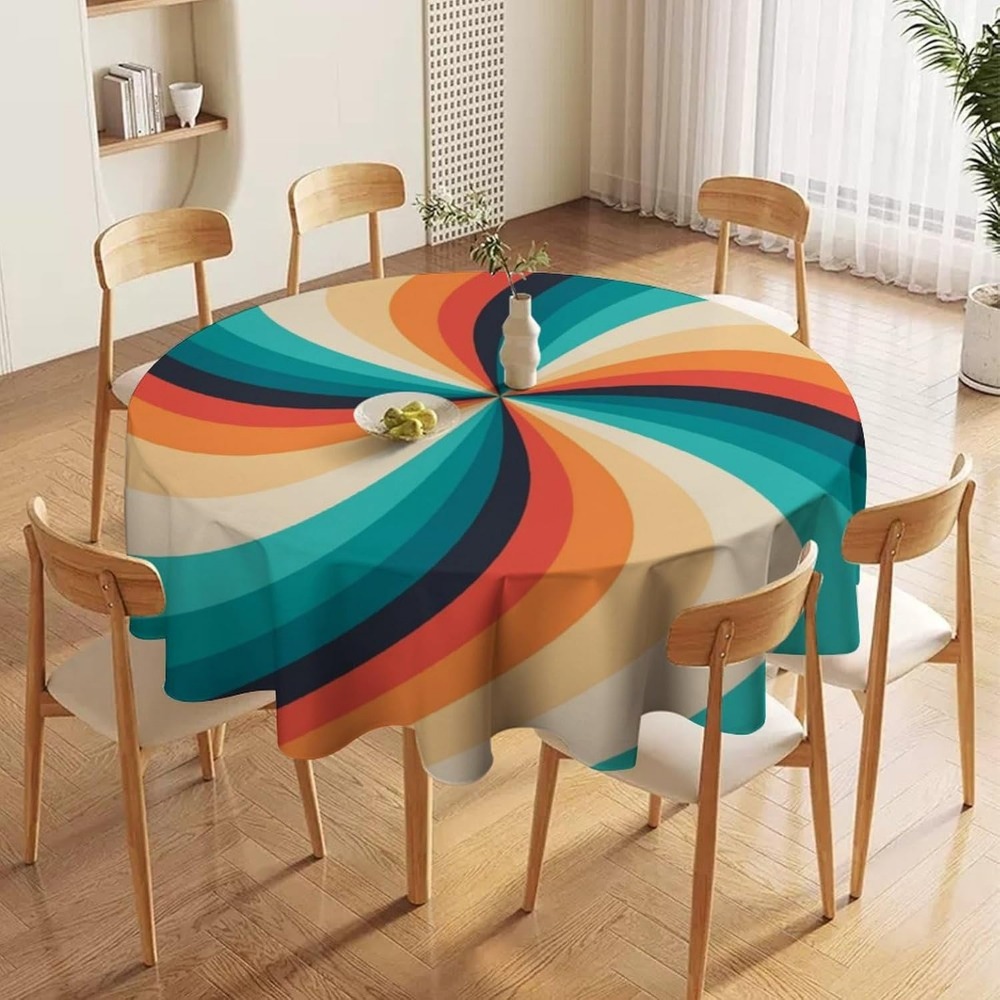 Vintage Groovy Swirl Round Tab - Century Textile & Sewing Supply Online Shopping ulasan dan harga