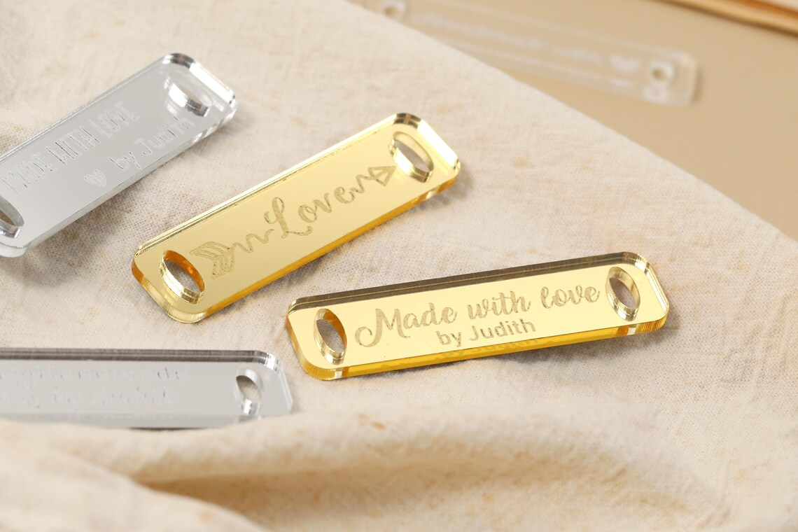 30/50/100pcs Personalized Hand - Sewing Labels ulasan dan harga