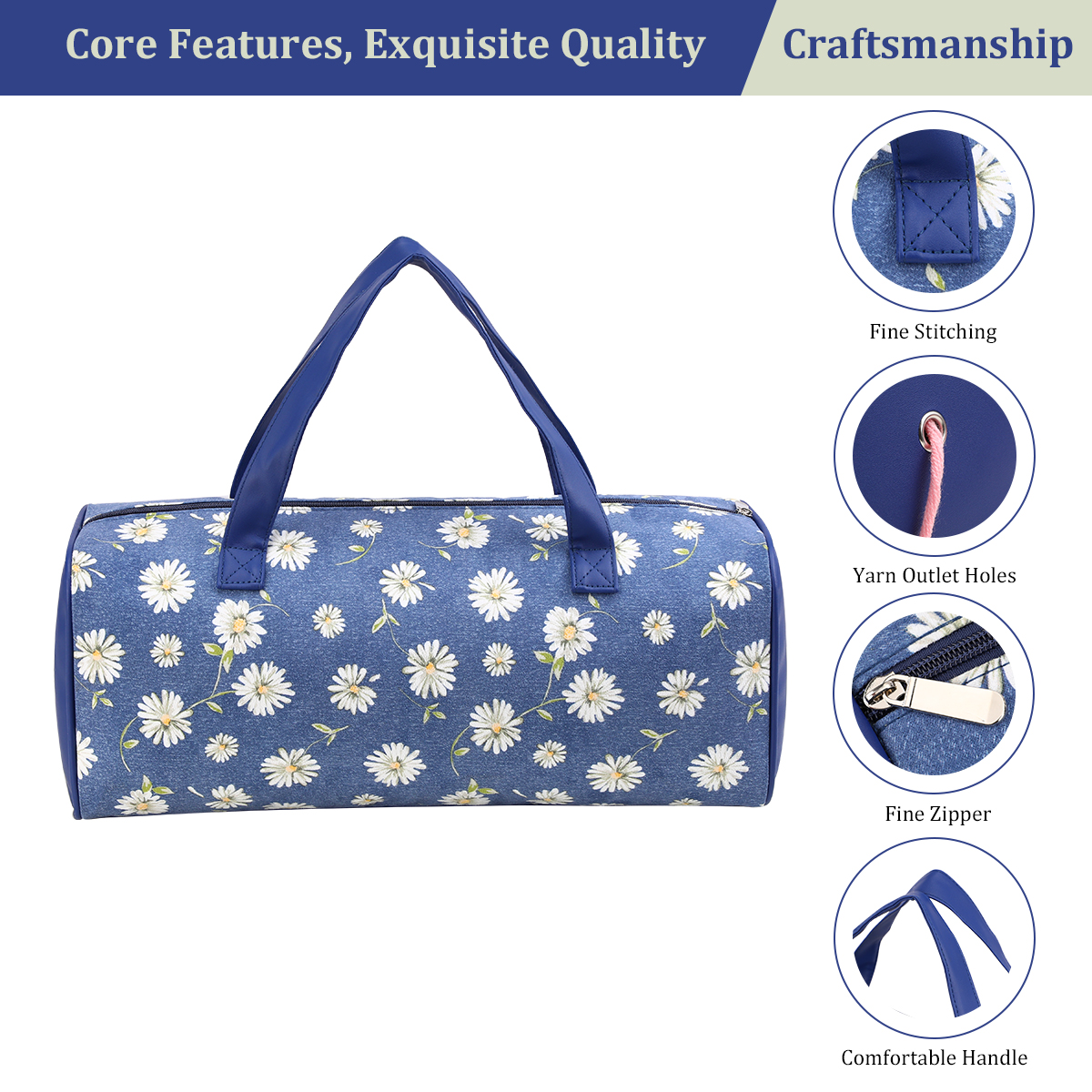 Portable Yarn Crochet Hooks St - Sewing Tas ulasan dan harga